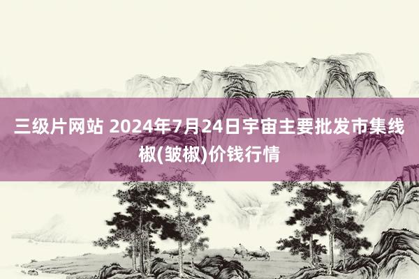 三级片网站 2024年7月24日宇宙主要批发市集线椒(皱椒)价钱行情