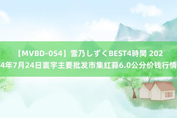 【MVBD-054】雪乃しずくBEST4時間 2024年7月24日寰宇主要批发市集红蒜6.0公分价钱行情