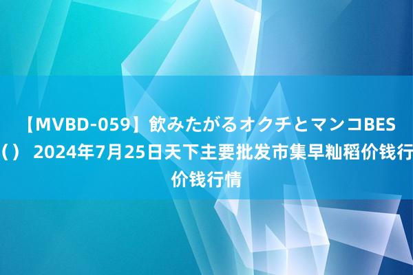 【MVBD-059】飲みたがるオクチとマンコBEST（） 2024年7月25日天下主要批发市集早籼稻价钱行情