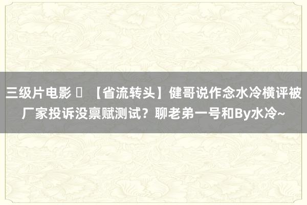 三级片电影 ​【省流转头】健哥说作念水冷横评被厂家投诉没禀赋测试？聊老弟一号和By水冷~